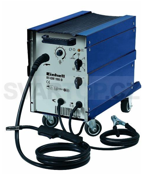 Přívětivá cena svářečky CO2 BT-GW 190 D Einhell ji dělá skvělým kandidátem na ideální domácí svářečku.